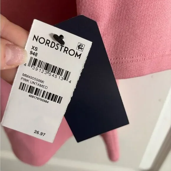 Melrose and Market Blush Pink short sleeve sweater Top NWT SIZE XS - Picture 3 of 4